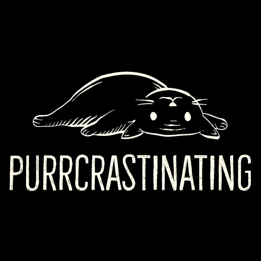 Purrcrastinating Geek T-Shirt