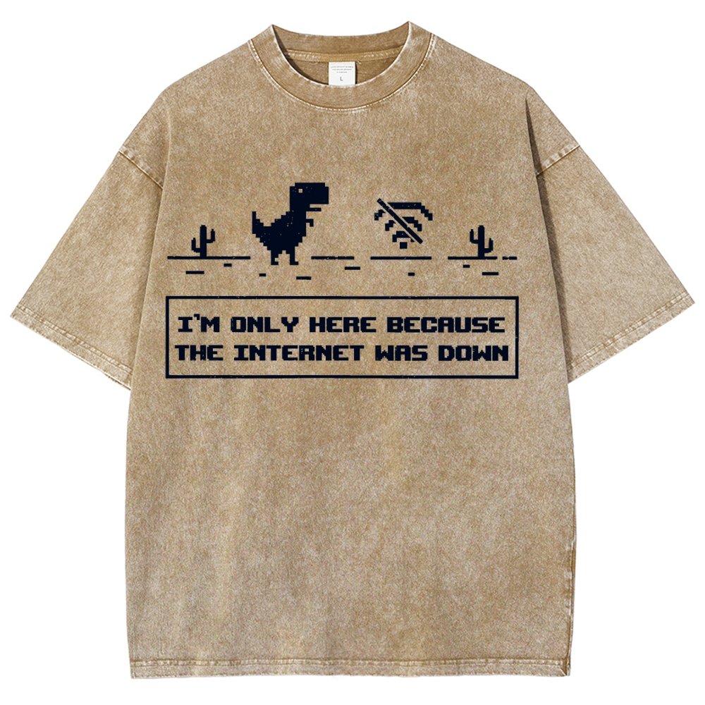 Offline Dino Vintage Distressed T-shirt