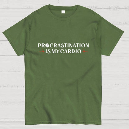 Procrastination Cardio Geek T-Shirt