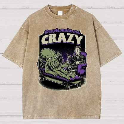 Lovecraft Cthulhu Therapy Vintage Distressed T-shirt