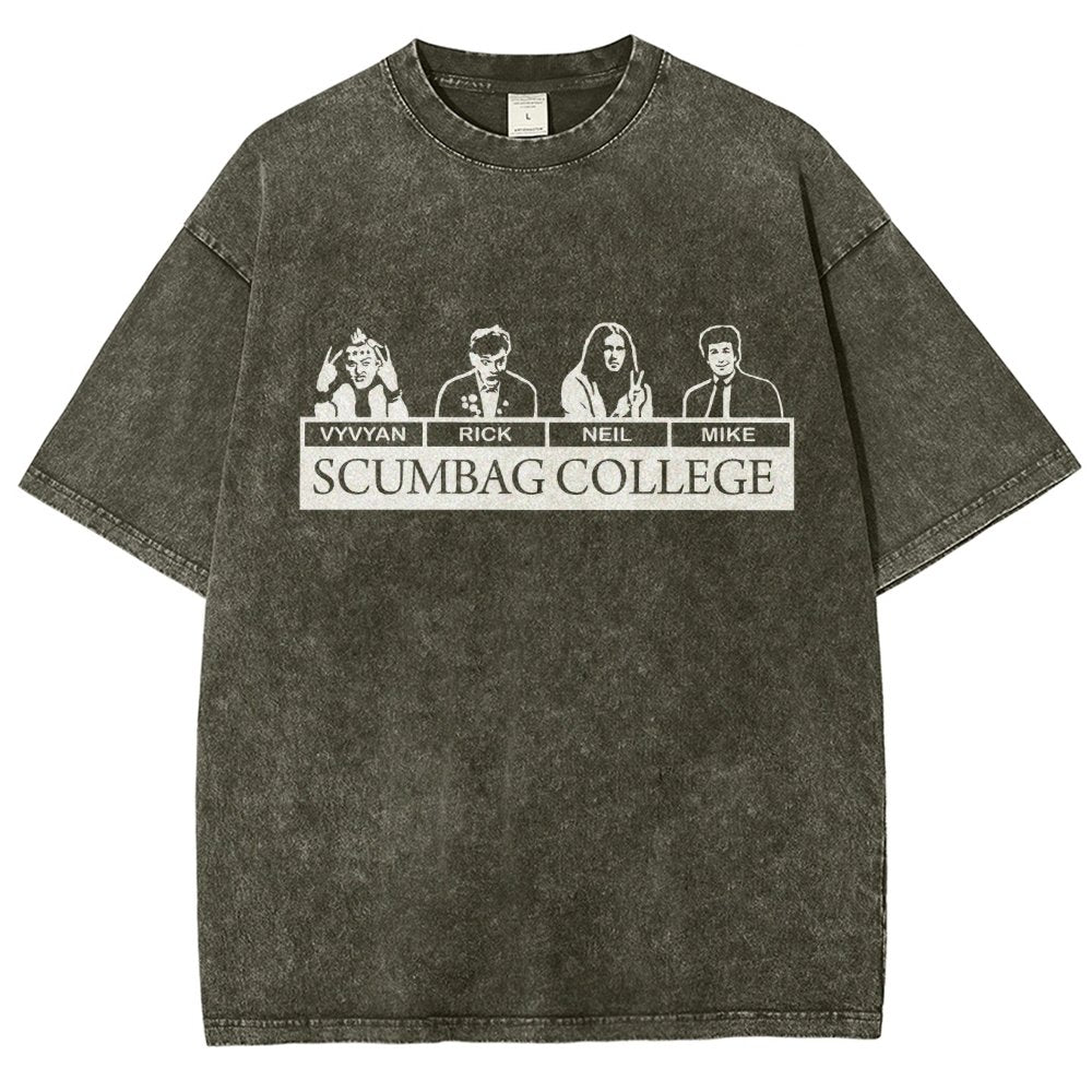 Scumbag College  Vintage Distressed T-shirt 2509000242