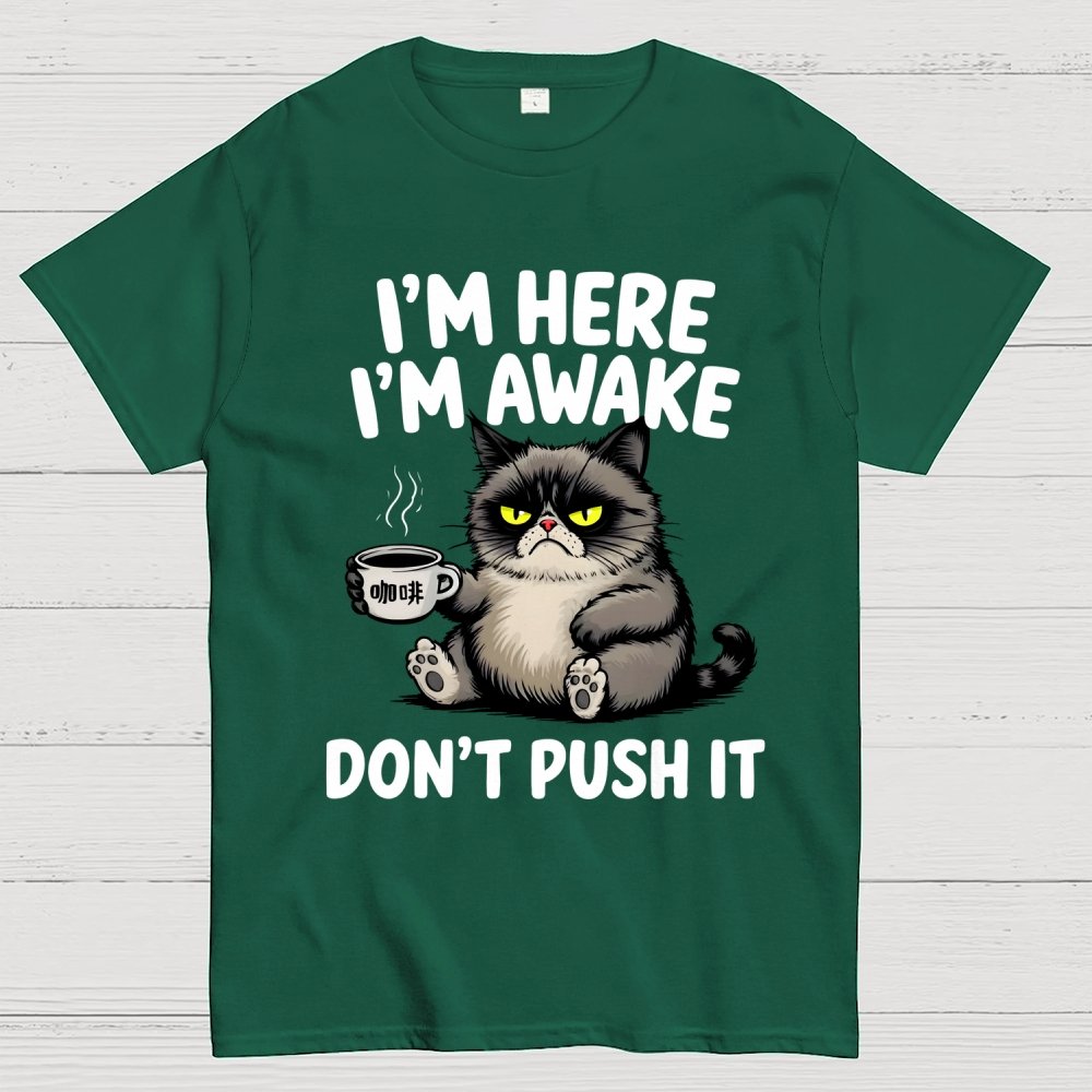 Tired Cat Geek T-Shirt