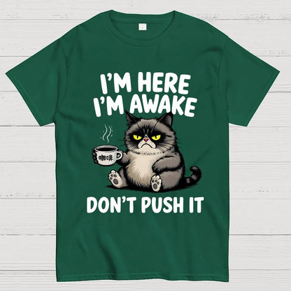 Tired Cat Geek T-Shirt