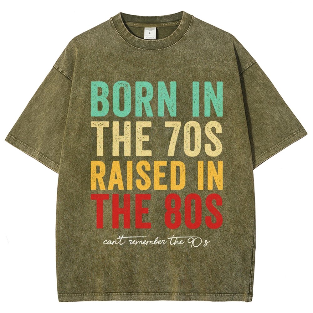 Raised In The 80s Vintage Distressed T-shirt