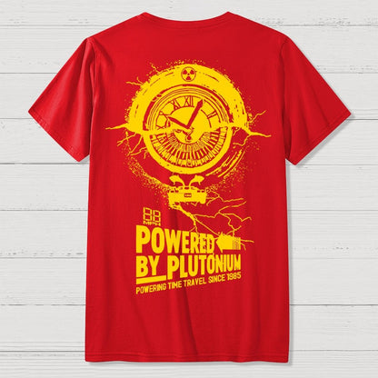 Plutonium Power Front And Back Printing Geek T-Shirt