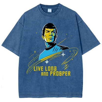 Live long and prosper Vintage Distressed T-shirt