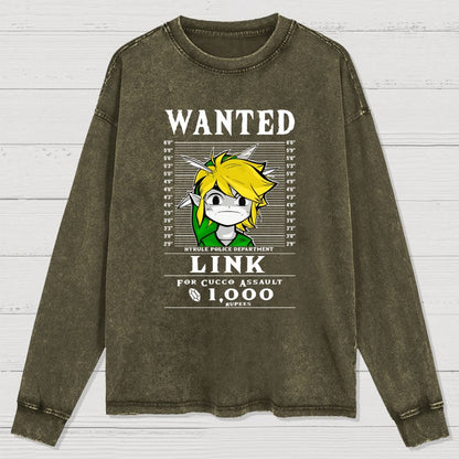 I Am A Gamer Washed Long Sleeve Tee