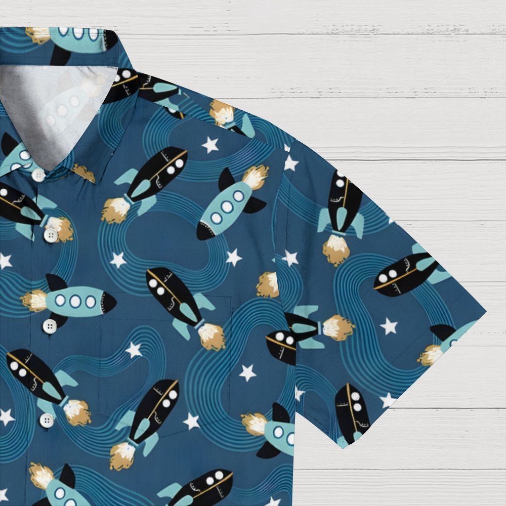 Space Planet Series Geek Hawaiian Shirt