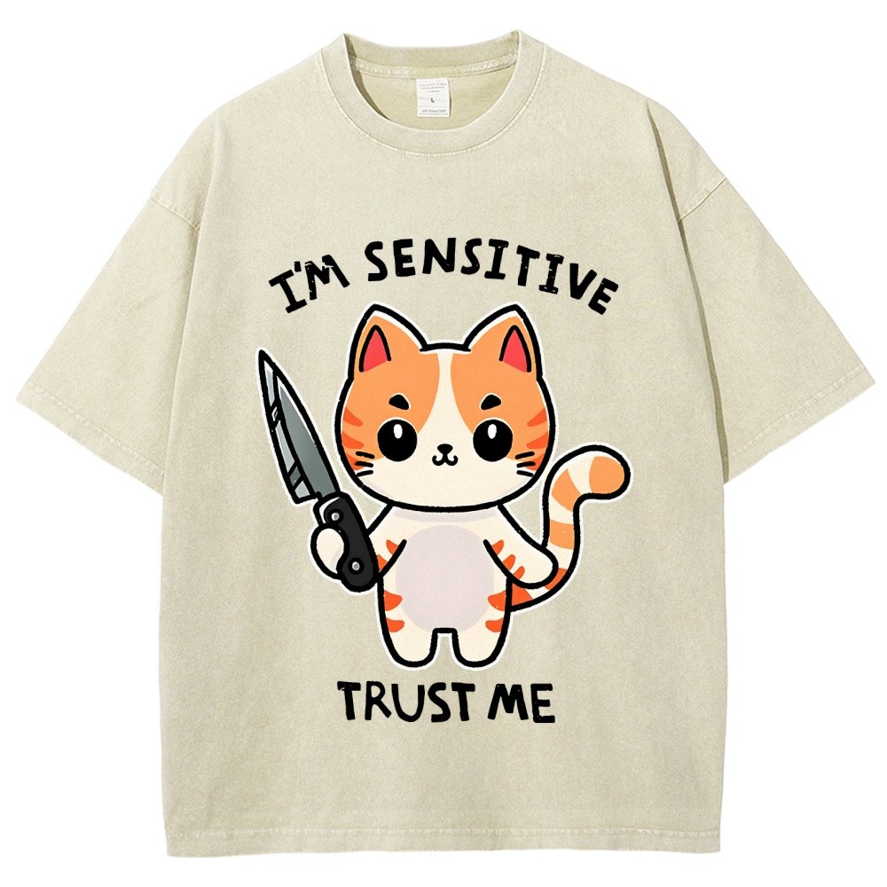 I'm Sensitive Vintage Distressed T-shirt