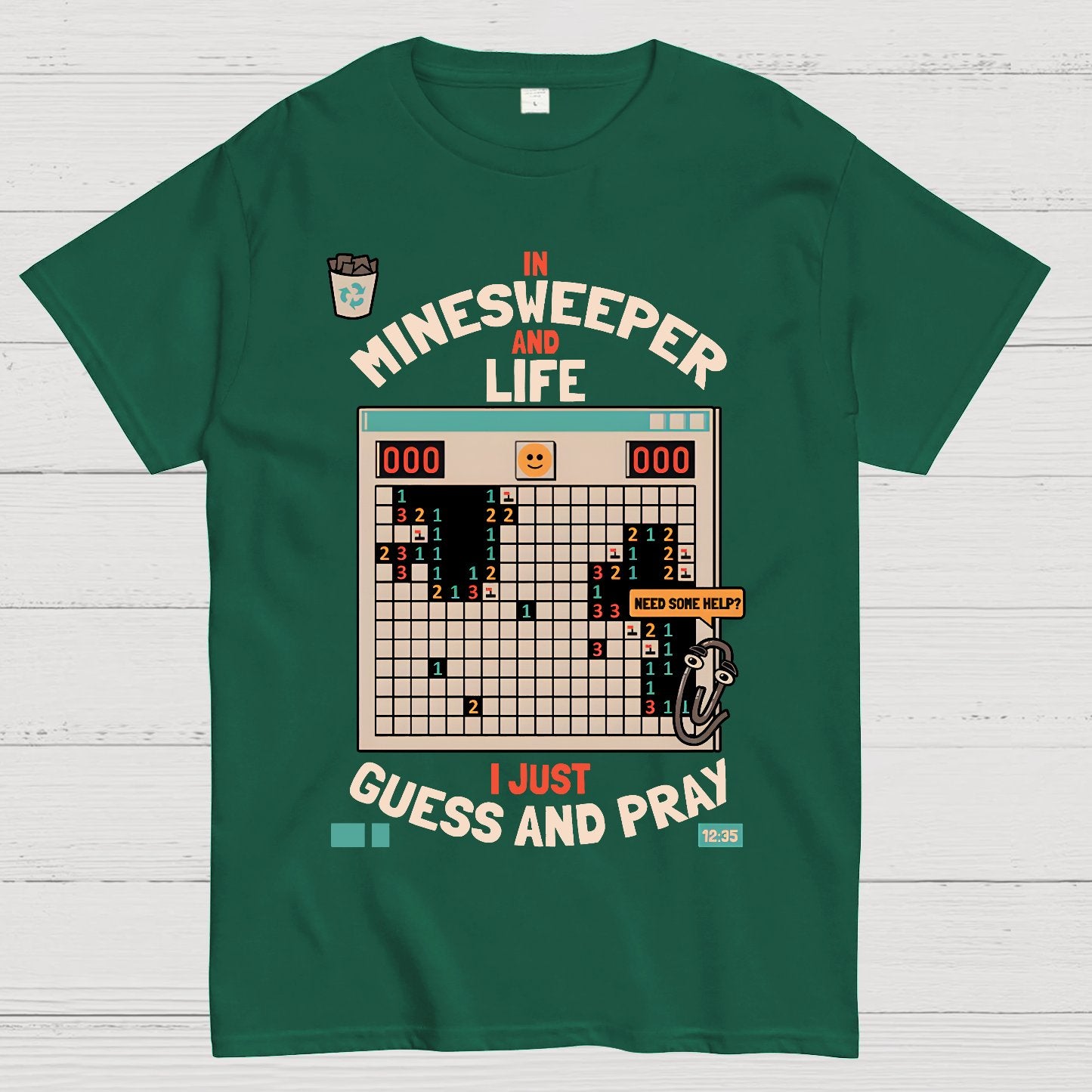 The Minesweeper Philosophy Geek T-Shirt