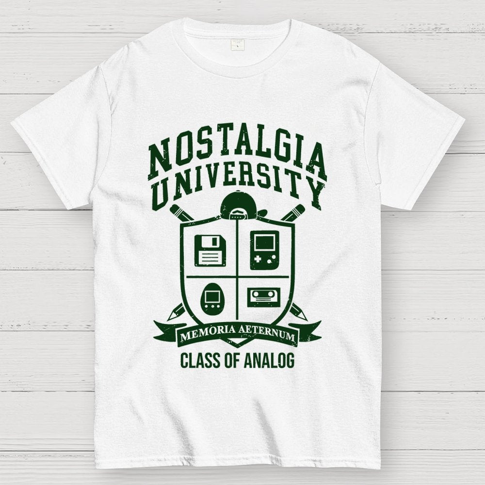 Nostalgia University Unisex Geek T-Shirt