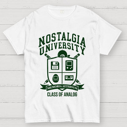 Nostalgia University Unisex Geek T-Shirt