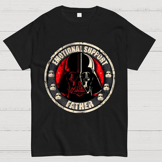 Emotional Support Father Geek T-Shirt