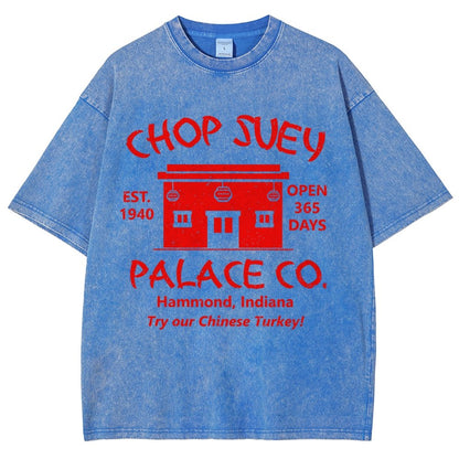 Christmas Story Mysterious Eatery Vintage Distressed T-shirt