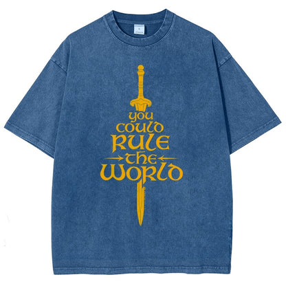 You Could Rule the World Vintage Distressed T-shirt