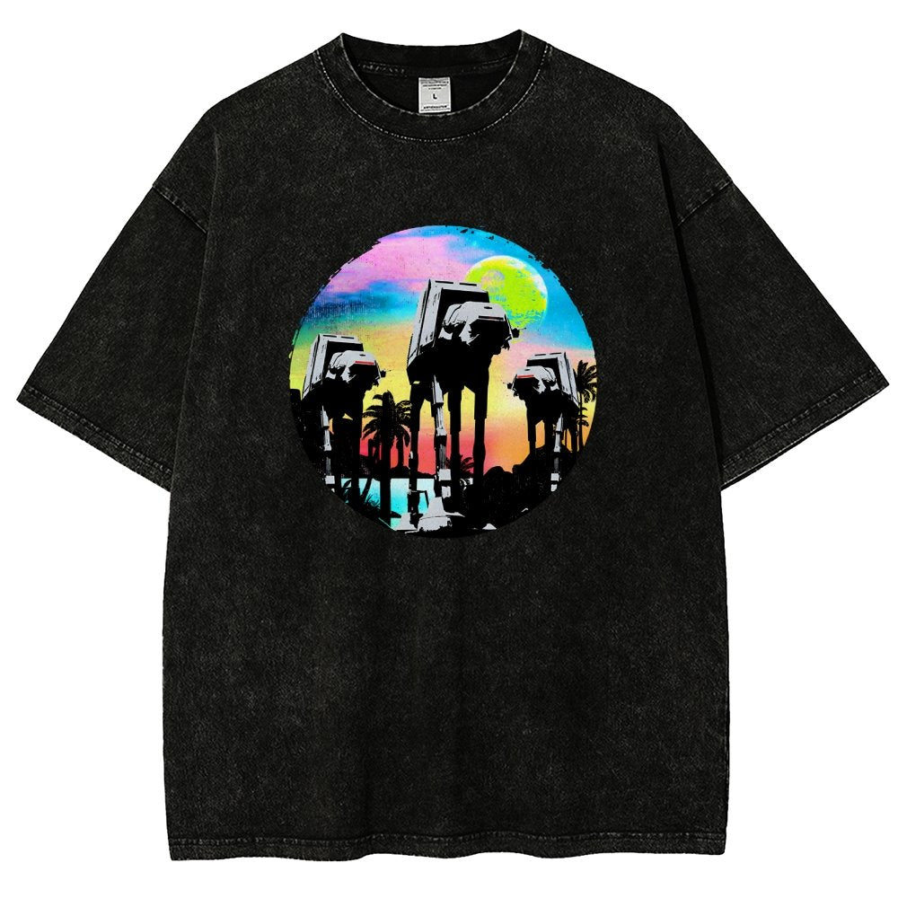 Retro Walker Adventure Vintage Distressed T-shirt