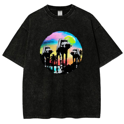Retro Walker Adventure Vintage Distressed T-shirt