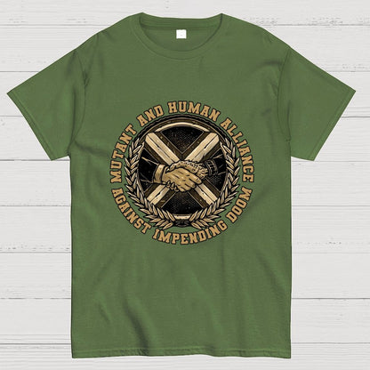 Mutant and Human Alliance Geek T-Shirt