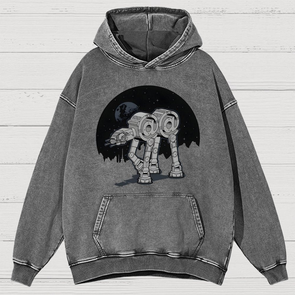 Ack…Ack… Vintage Distressed Hoodie