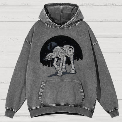 Ack…Ack… Vintage Distressed Hoodie