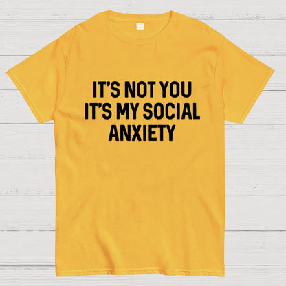 Social Anxiety Funny Humor Geek T-Shirt