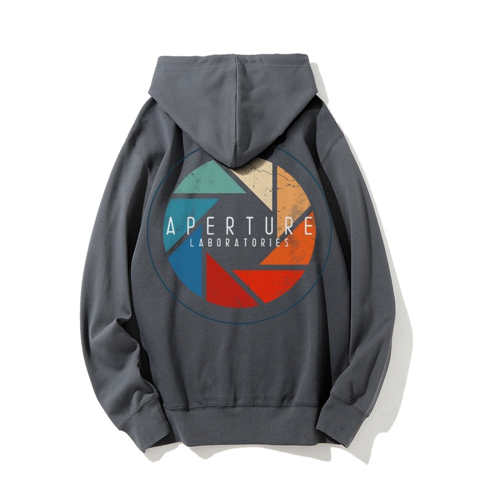 Aperture Printed Back Unisex Cotton Hoodie