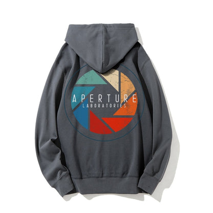 Aperture Printed Back Unisex Cotton Hoodie
