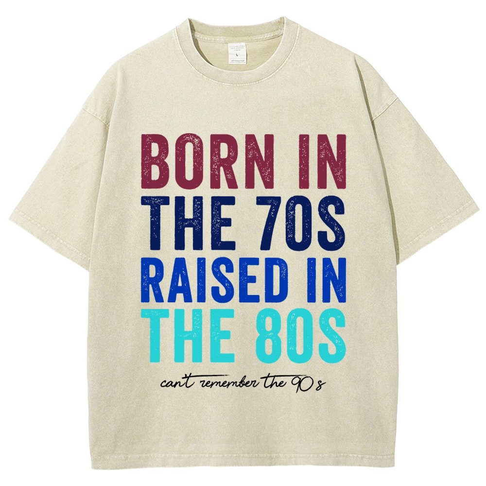 Raised In The 80s Vintage Distressed T-shirt