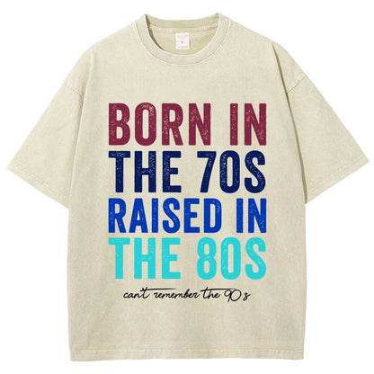 Raised In The 80s Vintage Distressed T-shirt
