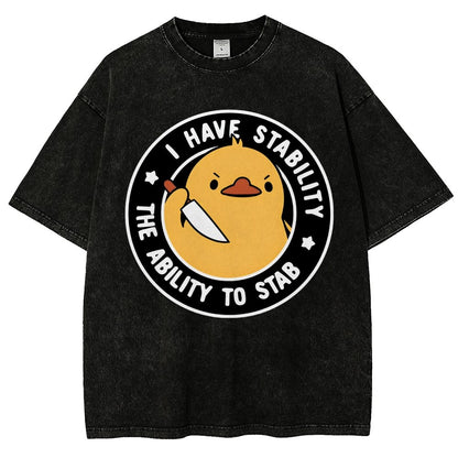 I Have Stability The Ability Vintage Distressed T-shirt