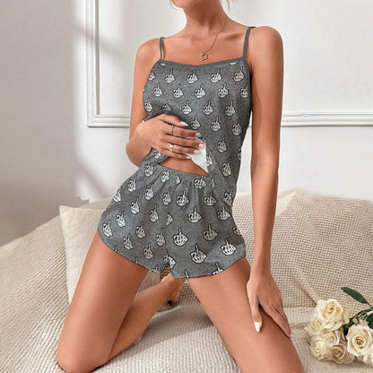 A Meaningful Gesture Women's Geek Suspender Cami Set