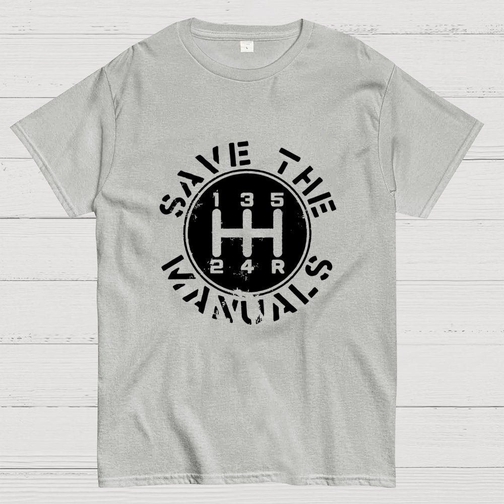 Save The Manuals Geek T-Shirt