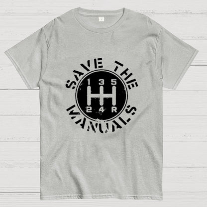 Save The Manuals Geek T-Shirt