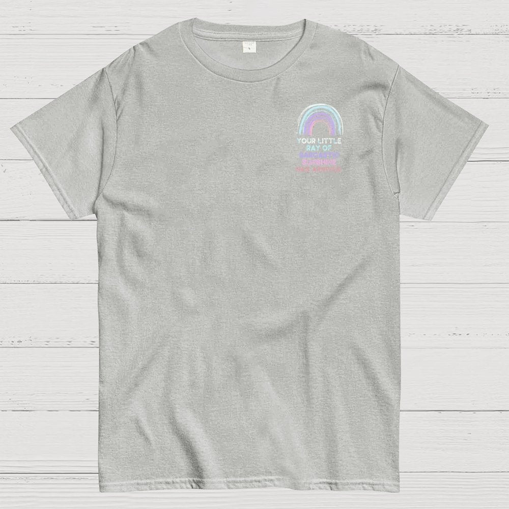 Your Little Ray of Sarcastic Sunshine Has Arrived Front And Back Printing Geek T-Shirt