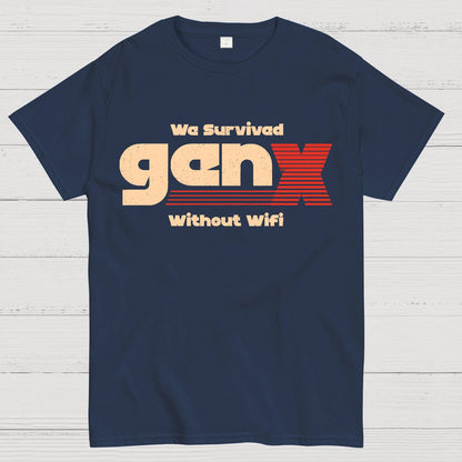 We Survived Without Wifi Geek T-Shirt