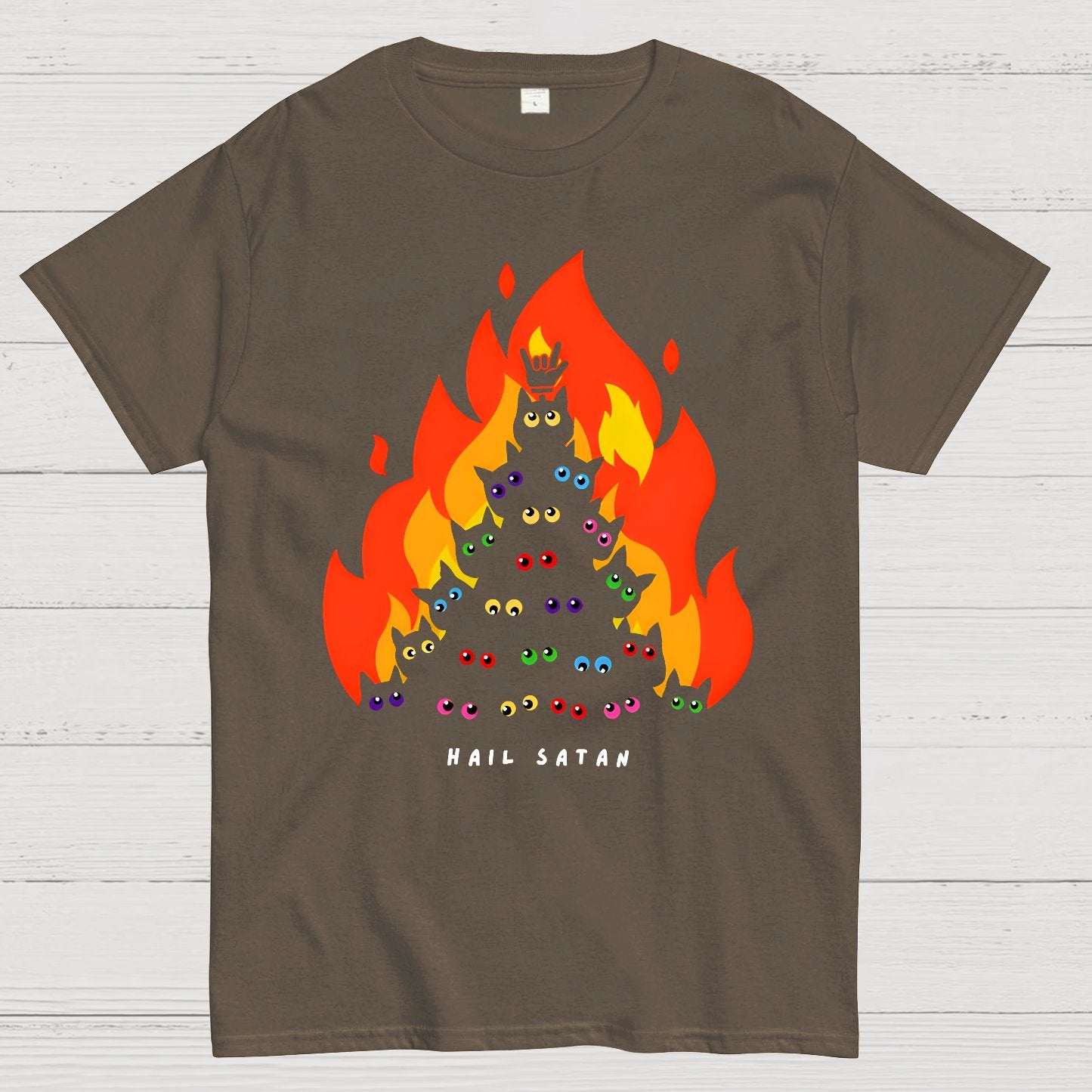 Hail Satan Geek T-Shirt