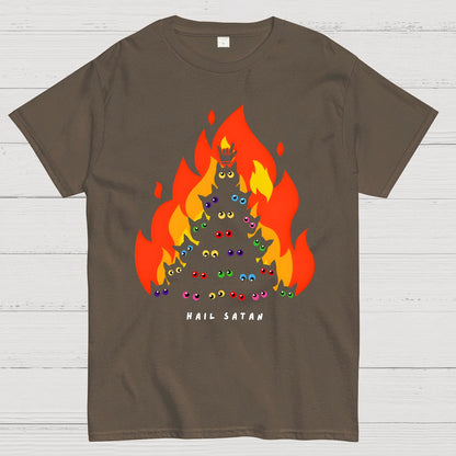 Hail Satan Geek T-Shirt