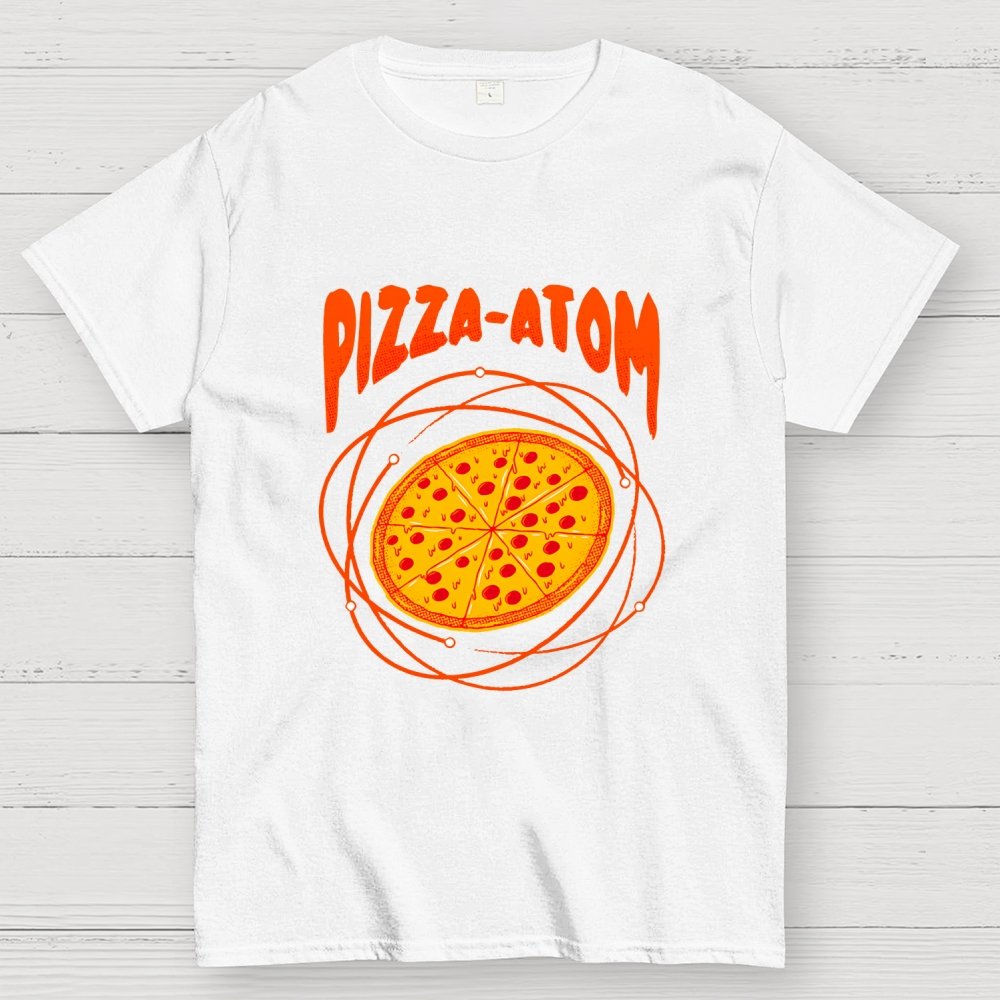 Pizza Atom Science Geek T-Shirt