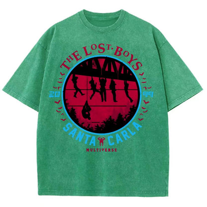Futuristic Wanderers 2099 Vintage Distressed T-shirt