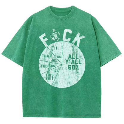 Sentiment Quantification Failure Pie Chart Vintage Distressed T-shirt