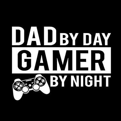 Dad By Day Gamer By Night Geek T-Shirt