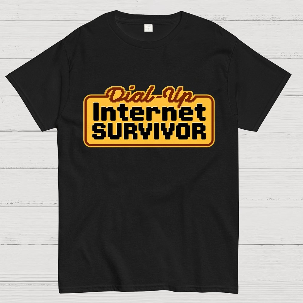 Dial-up Internet Survivor Geek T-Shirt