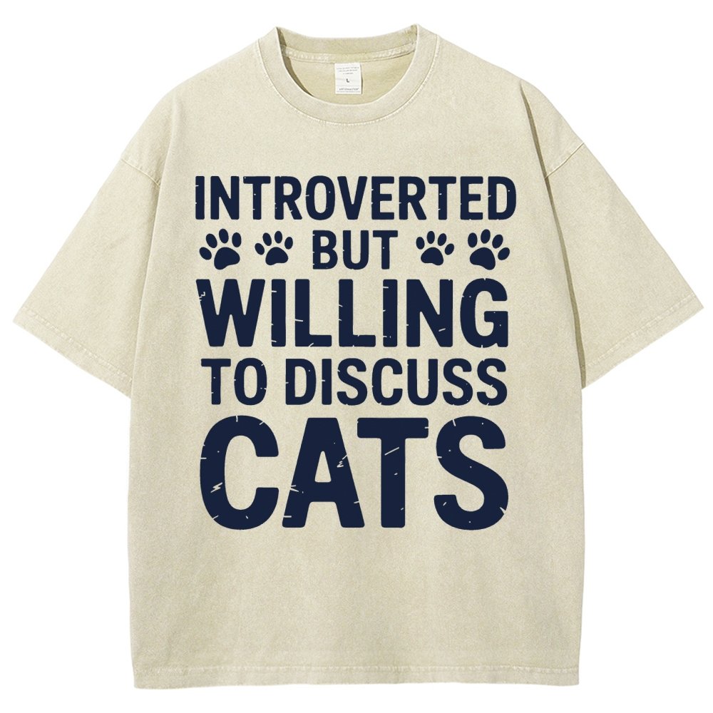 Introverted Vintage Distressed T-shirt