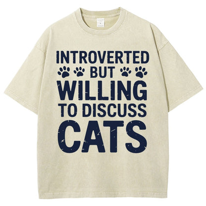 Introverted Vintage Distressed T-shirt
