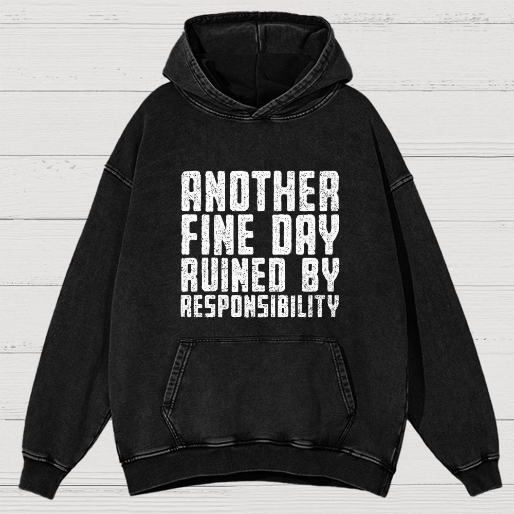 Another Fine Day Vintage Distressed Hoodie