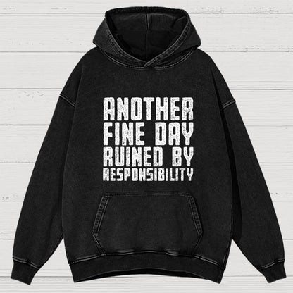 Another Fine Day Vintage Distressed Hoodie