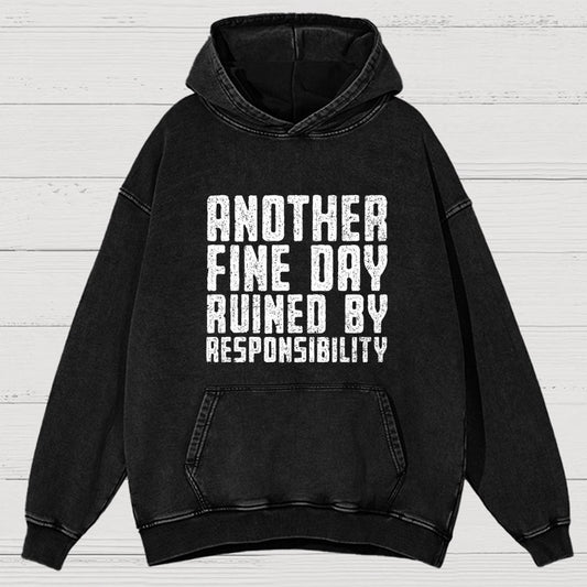 Another Fine Day Vintage Distressed Hoodie