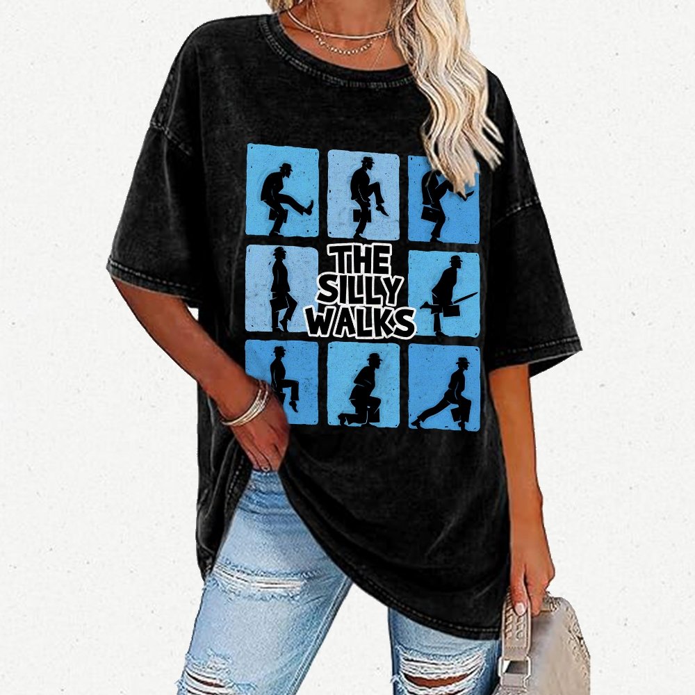 The Silly Walks Vintage Distressed T-shirt