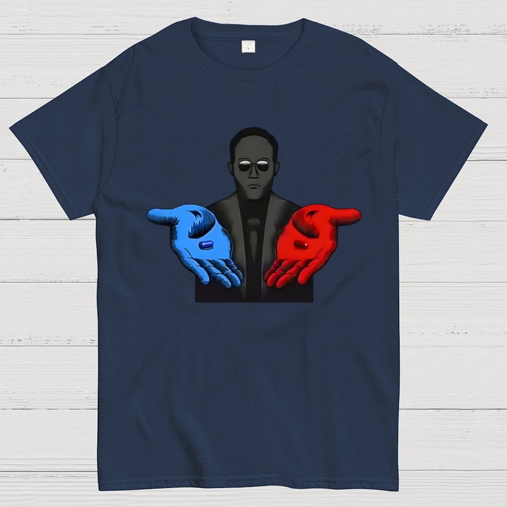 Red pill  Blue pill Geek T-Shirt