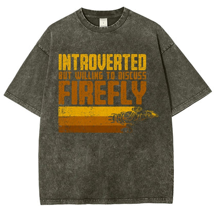 Introverted Wanderer Vintage Distressed T-shirt